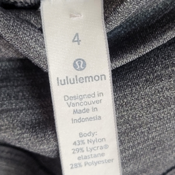 LULULEMON Heather Graphite Gray Leggings - Picture 7 of 13